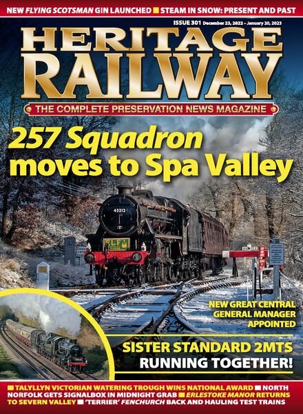 Heritage Railway – December 2022 Cover