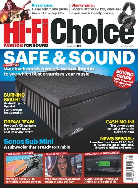 Hi-Fi Choice – Issue 496 – January 2023 Cover