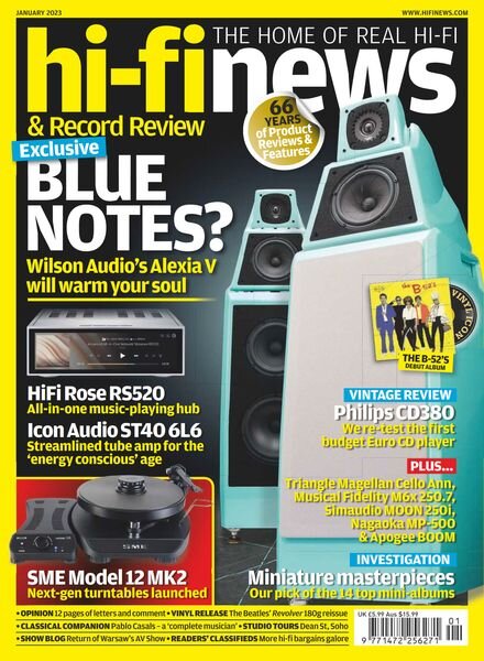 Hi-Fi News – January 2023 Cover