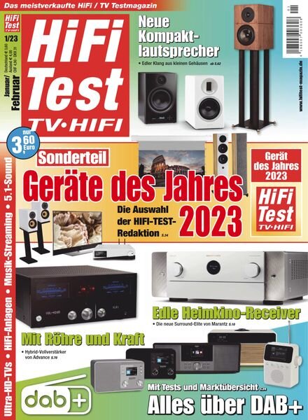 HIFI TEST TV HIFI – Januar 2023 Cover