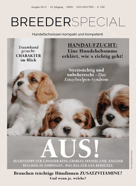 HundeWelt Breeder Special – Nr 6 2022 Cover