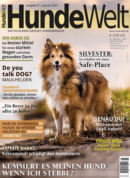 HundeWelt – Januar 2023 Cover