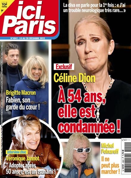 Ici Paris – 14 decembre 2022 Cover