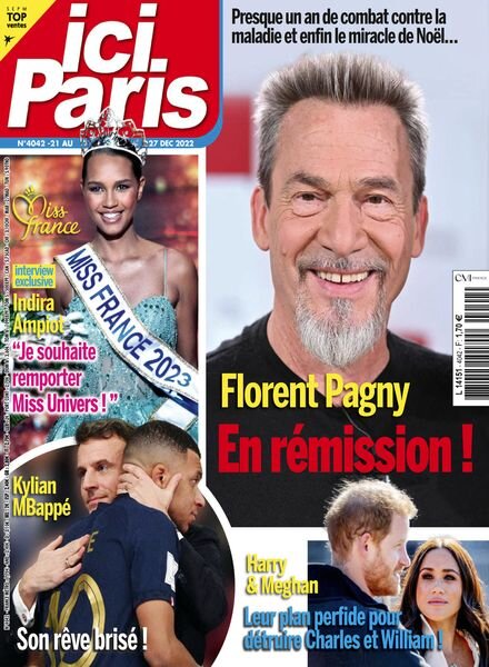 Ici Paris – 21 decembre 2022 Cover