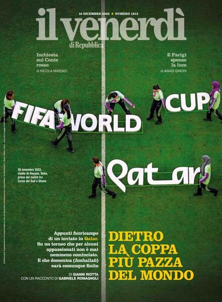 Il Venerdi di Repubblica – 16 Dicembre 2022 Cover