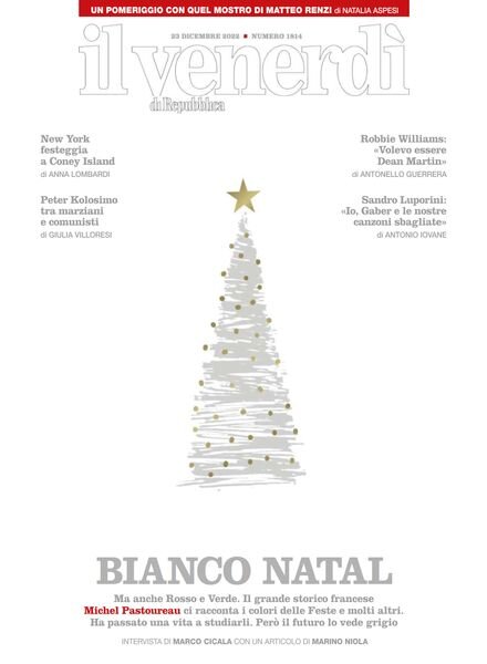 Il Venerdi di Repubblica – 23 Dicembre 2022 Cover