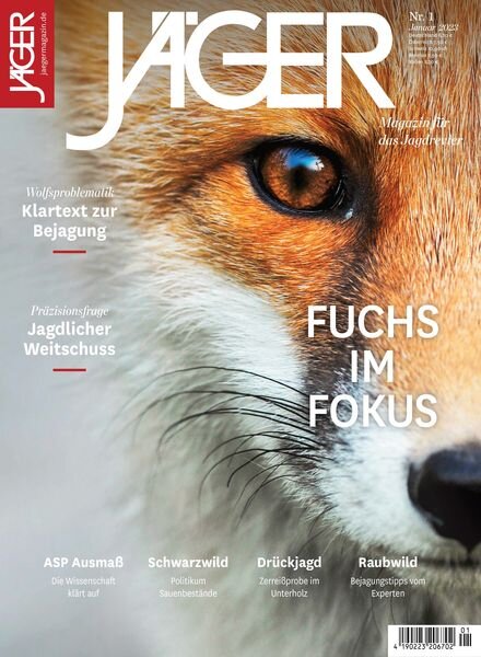 JAGER – Dezember 2022 Cover