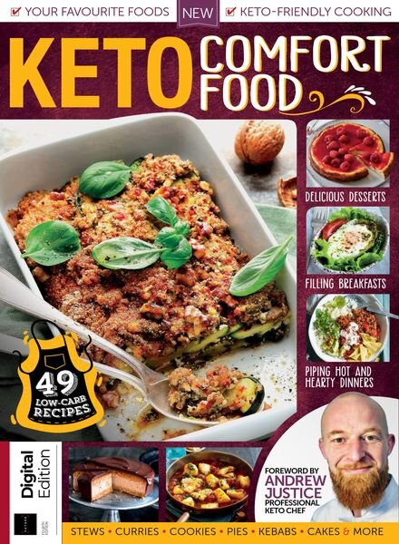 Keto Comfort Food – 4th Edition – December 2022 Cover