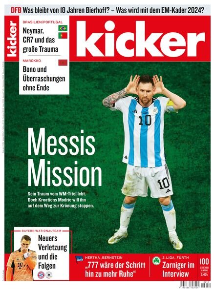 Kicker – 12 Dezember 2022 Cover