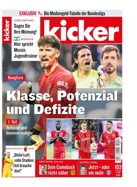 Kicker – 22 Dezember 2022 Cover