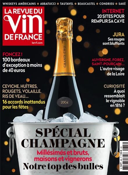 La Revue du Vin de France – decembre 2022 Cover