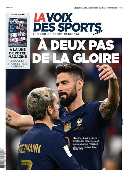 La Voix des Sports – 12 decembre 2022 Cover