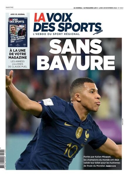 La Voix des Sports – 28 novembre 2022 Cover