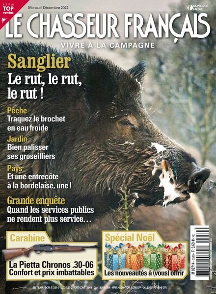 Le Chasseur Francais – decembre 2022 Cover