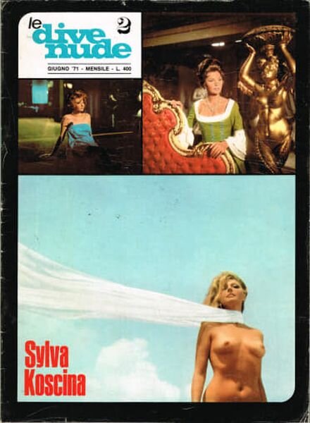Le Dive Nude – Nr. 2 June 1971 Cover