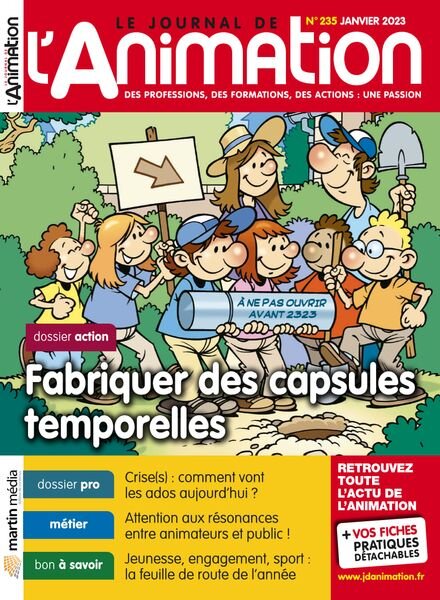 Le Journal de l’Animation – Janvier 2023 Cover