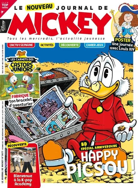 Le Journal de Mickey – 07 decembre 2022 Cover