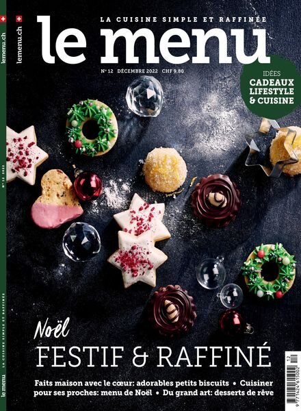 le menu edition francaise – decembre 2022 Cover