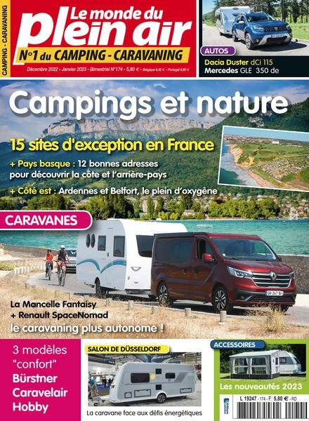 Le Monde du Plein-Air – Decembre 2022 – Janvier 2023 Cover