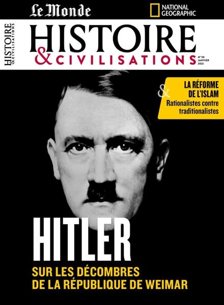 Le Monde Histoire & Civilisations – Janvier 2023 Cover