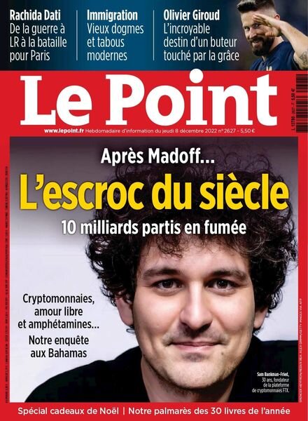Le Point – 08 decembre 2022 Cover
