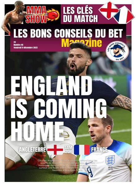 Les Bons Conseils du Bet Magazine – 09 decembre 2022 Cover