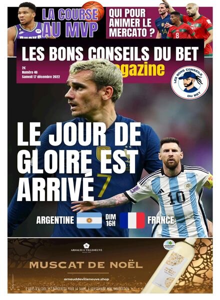 Les Bons Conseils du Bet Magazine – 17 decembre 2022 Cover