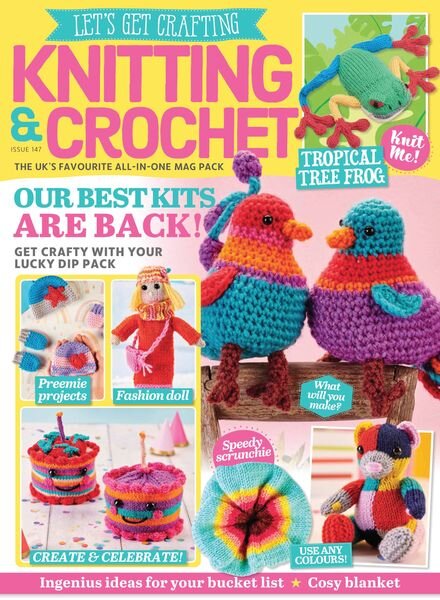 Let’s Get Crafting Knitting & Crochet – December 2022 Cover