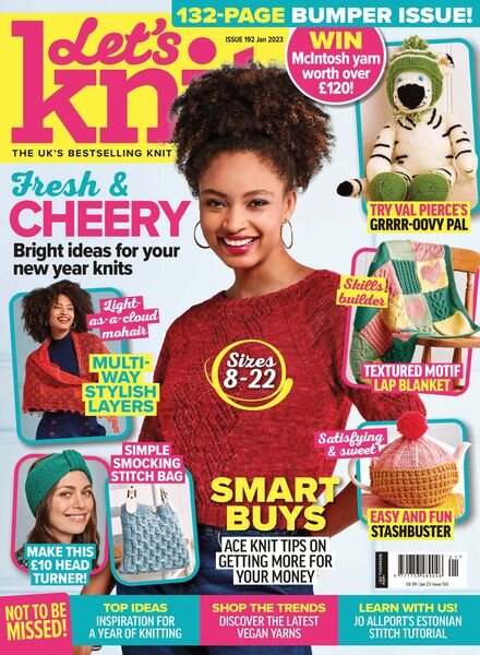 Let’s Knit – January 2023 Cover