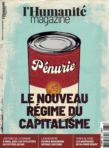 L’Humanite Magazine – decembre 2022 Cover