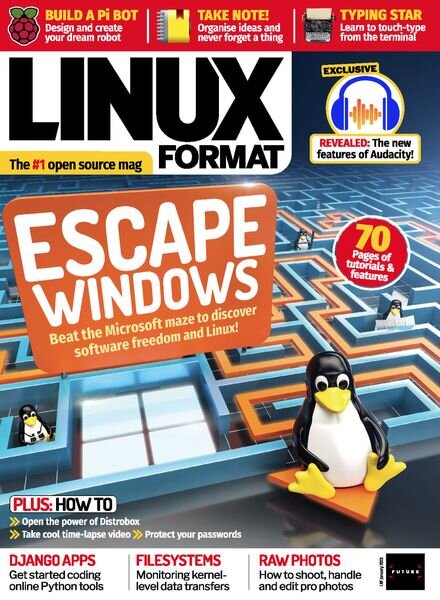 Linux Format UK – January 2023 Cover