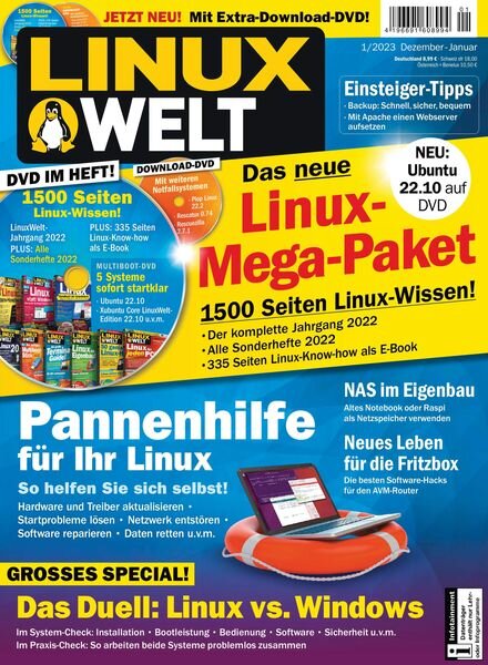 Linux Welt – Dezember 2022 Cover