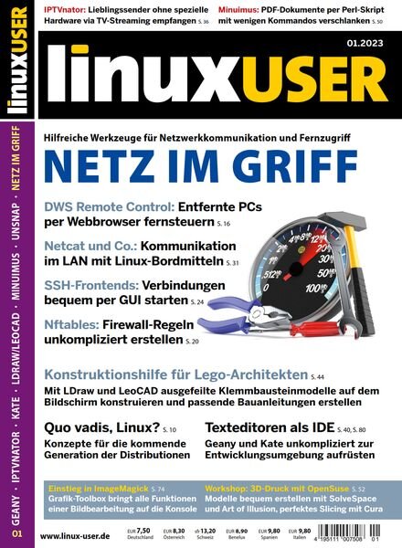 LinuxUser – Januar 2023 Cover