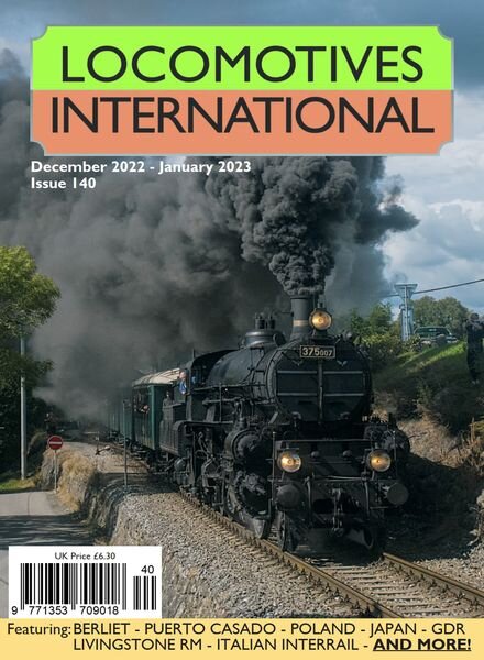 Locomotives International – December 2022 – January 2023 Cover