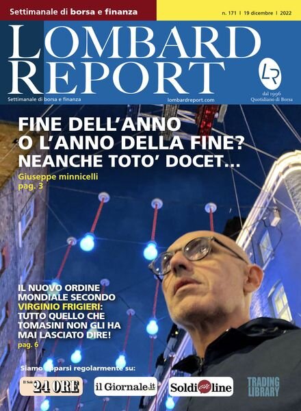 Lombard Report – 19 Dicembre 2022 Cover