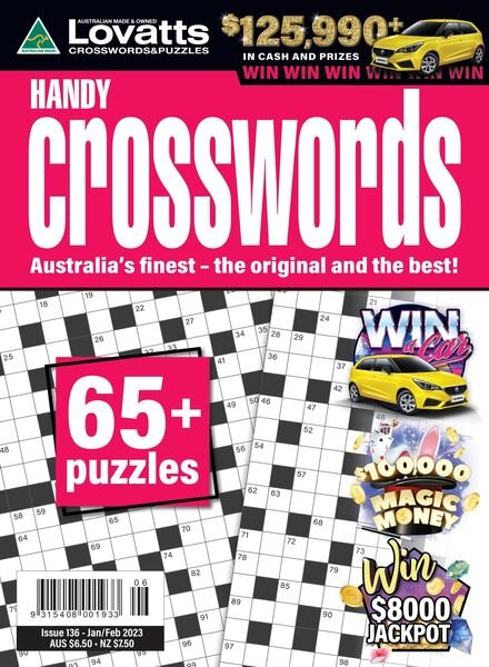 Lovatts Handy Crosswords – 25 December 2022 Cover