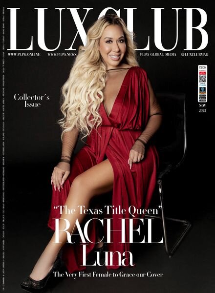 LUXCLUB Magazine – November 2022 Cover