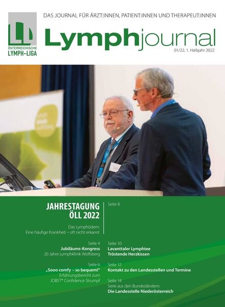 Lymphjournal – Nr 1 2022 Cover
