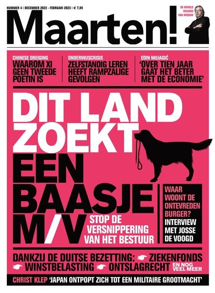 Maarten! – december 2022 Cover