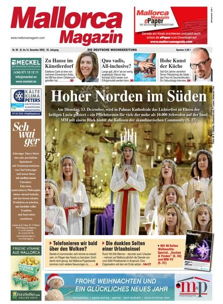 Mallorca Magazin – 8 Dezember 2022 Cover