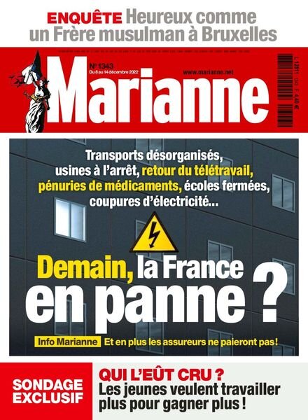 Marianne – 08 decembre 2022 Cover