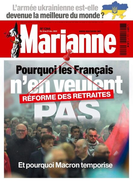 Marianne – 15 decembre 2022 Cover