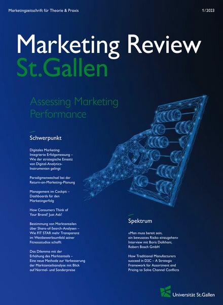 Marketing Review St Gallen – Dezember 2022 Cover
