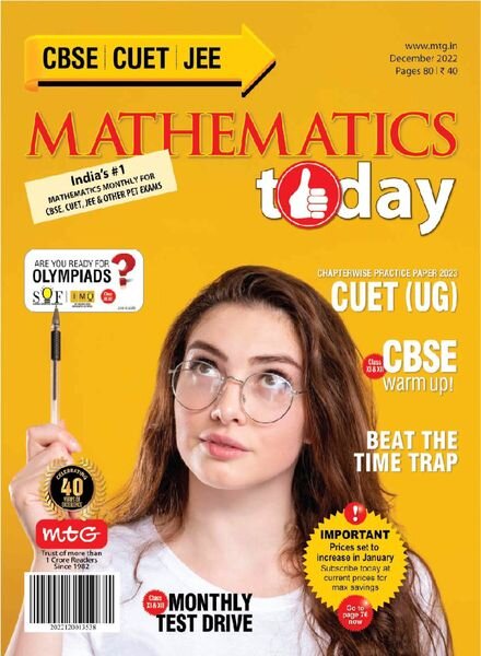 Mathematics Today – December 2022 Cover