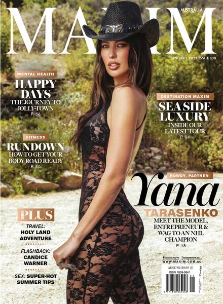 Maxim Australia – January 2023 Cover