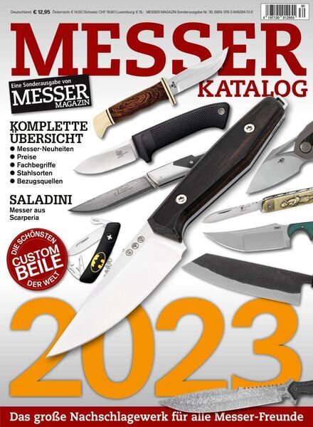 Messer Katalog – Januar 2023 Cover