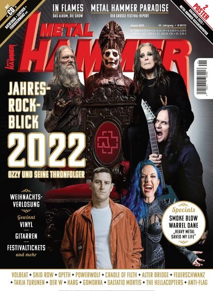 Metal Hammer Germany – Dezember 2022 Cover