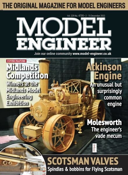 Model Engineer – 02 December 2022 Cover