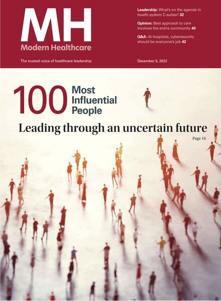 Modern Healthcare – December 05 2022 Cover