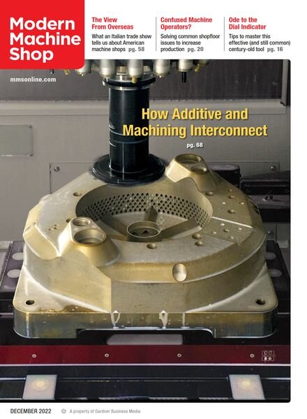 Modern Machine Shop – December 2022 Cover